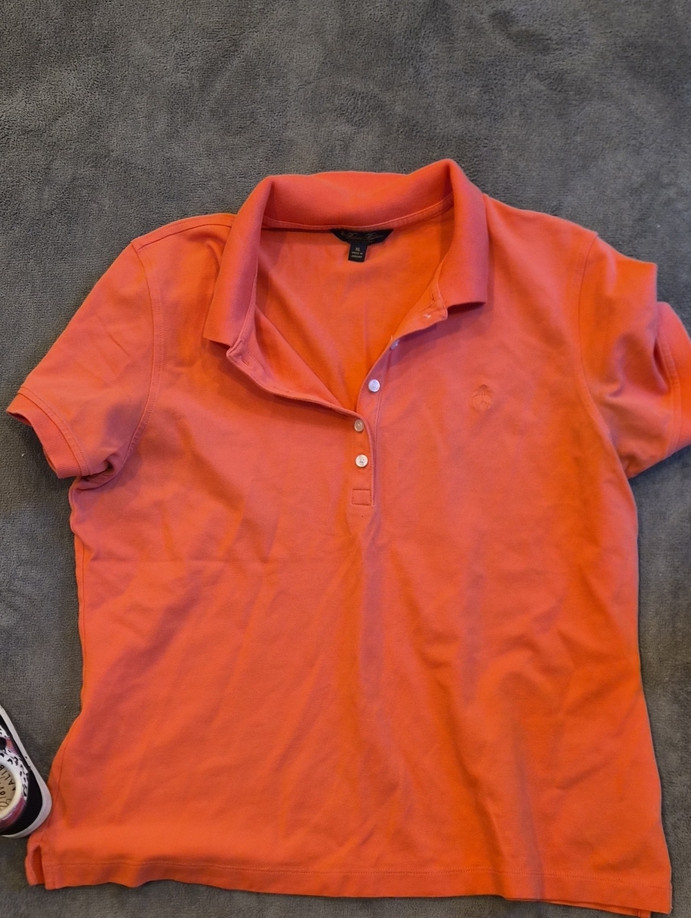 Brooks Brothers Coral Button-Down Polo Shirt